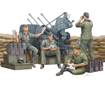 Trumpeter 1/35 German Anti-Aircraft Gun Crew
