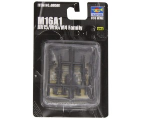 Trumpeter 1/35 AR15/M16/M4 FAMILY-M16A1 (6 units) 