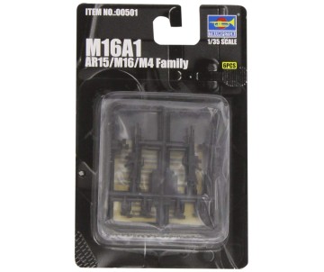Trumpeter 1/35 AR15/M16/M4 FAMILY-M16A1 (6 units) 