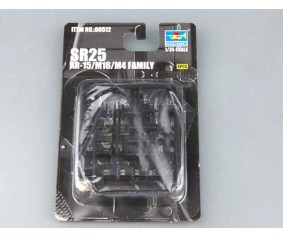 Trumpeter 1/35 AR-15/M16/M4 FAMILY-SR25 (4 units) 