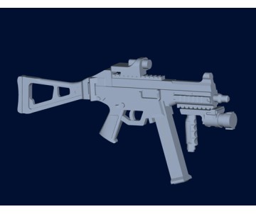 Trumpeter 1/35 German Firearms Selection- UMP.45 (4 guns)