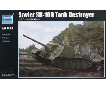 Trumpeter 1/16 Soviet SU-100 Tank Destroyer