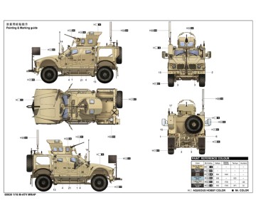 Trumpeter 1/16 US M-ATV MRAP 