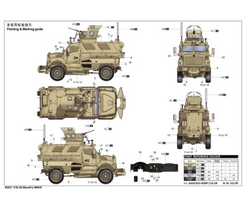 Trumpeter 1/16 US Mauxxpro MRAP 
