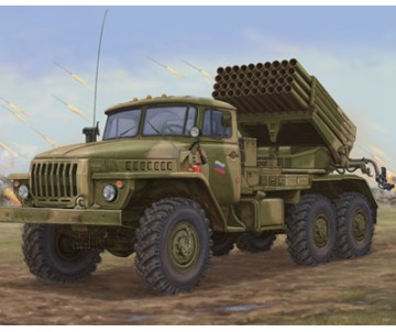Trumpeter 1/35 Russian BM-21 Hail MRL - Late