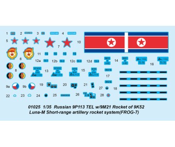 Trumpeter 1/35 Russian 9P113 TEL w/9M21 Rocket of 9K52 Luna-M Short-range artillery rocket system (FROG-7) Trumpeter 1/35 Russian 9P113 TEL w/9M21 Rocket of 9K52 Luna-M Short-range artillery rocket system (FROG-7)