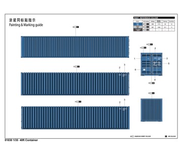 Trumpeter 1/35 40ft Container