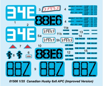 Trumpeter 1/35 Canadian Husky 6x6 AVGP (Improved Version)