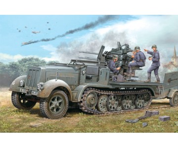 Trumpeter 1/35 2cm Flakvierling 38 auf Selbstfahrlafette (Sd.Kfz.7/1early version)