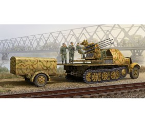 Trumpeter 1/35 German 2cm Flakvierling 38 auf Selbstfahrlafette (Sd.Kfz.7/1 Late Version)