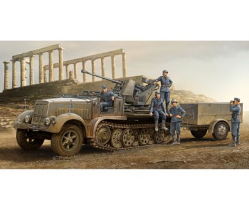 Trumpeter 1/35 German 3.7cm Flak 37 auf Selbstfahrlafette (Sd.Kfz.7/2 Early Version)