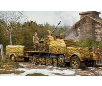 Trumpeter 1/35 German 3.7cm Flak 43 auf Selbstfahrlafette (Sd.Kfz.7/2)