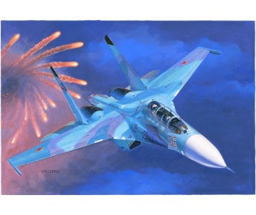 Trumpeter 1/72 Russian Su-27UB Flanker C Fighter