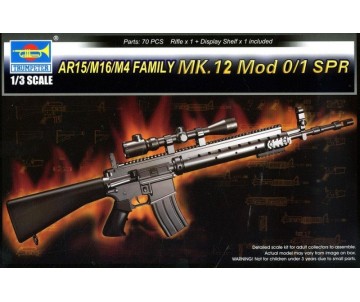 Trumpeter 1/3 AR15/M16/M4 FAMILY-MK.12 Mod 0/1 SPR
