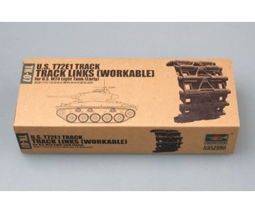 Trumpeter 1/35 U.S. T72E1 steel track for U.S. M24 light tank (early)