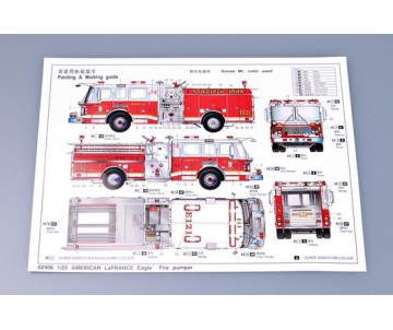 Trumpeter 1/25 2002 LaFrance Eagle Fire Pumper