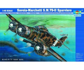 Trumpeter 1/48 Italian Savoia Marchetti S.M.79-II Sparviero