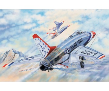 Trumpeter 1/32 F-100D in Thunderbirds livery