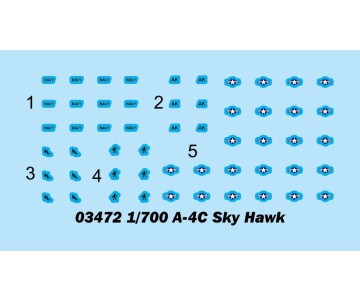 Trumpeter 1/700 A-4C Sky Shawk (6)