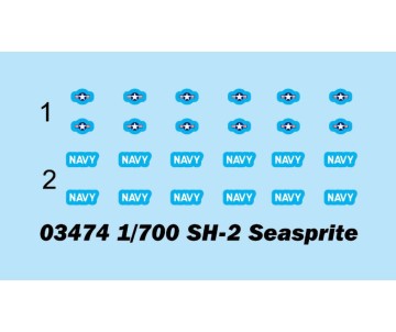 Trumpeter 1/700 SH-2 Seasprite (6)