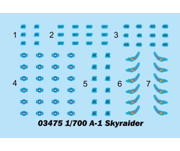 Trumpeter 1/700 A-1 Skyraider (6)