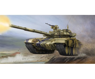 Trumpeter 1/35 Russian T-90 Main Battle Tank (MBT) - Cast Turret