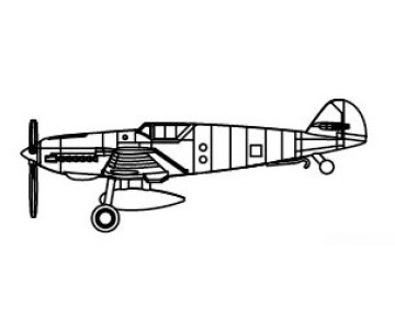 Trumpeter 1/350 BF109T