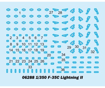 Trumpeter 1/350 F-35C Lightning II (6)