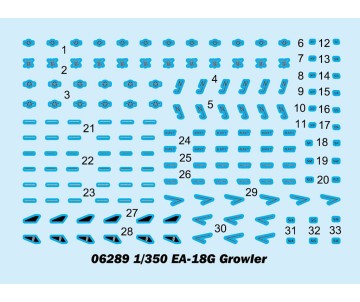 Trumpeter 1/350 EA-18G Growler (6)