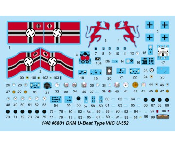 Trumpeter 1/48 DKM U-Boat Type VIIC U-552