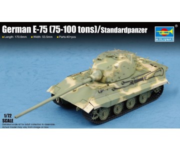 Trumpeter 1/72 German E-75 (75-100 tons) / Standardpanzer