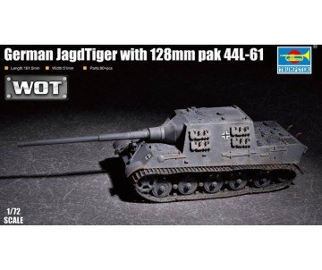 Trumpeter 1/72 German JagdTiger with 128mm pal 44L-61
