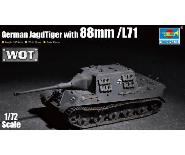 Trumpeter 1/72 German JagdTiger with 88mm /L71