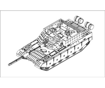 Trumpeter 1/72 PLA ZTZ-99A Main Battle Tank (MBT)