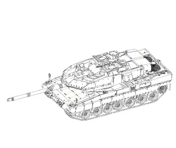 Trumpeter 1/72 Canadian Leopard 2A6EX MBT
