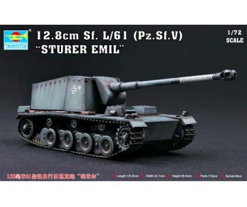 Trumpeter 1/72 128mm Sf.L/61Pz.Sf.V 