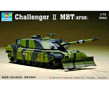 Trumpeter 1/72 Challenger II Main Battle Tank (MBT) (KFOR)