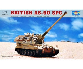 Trumpeter 1/72 British AS-90 self-propelled howitzer