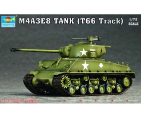 Trumpeter 1/72 M4A3E8 Tank (T66 Track) Trumpeter 1/72 M4A3E8 Tank (T66 Track)