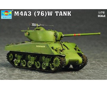 Trumpeter 1/72 M4A3 76(W) Tank 