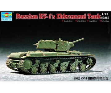 Trumpeter 1/72 Soviet KV-1S Ehkranami 