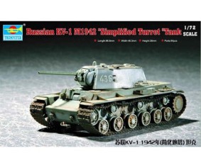 Trumpeter 1/72 Russian KV-1(Model 1942) Simplified Turret Tank