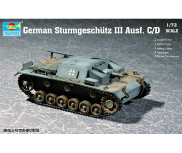 Trumpeter 1/72 German Sturmgeschutz III Ausf. C/D