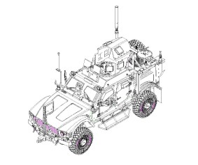 Trumpeter 1/72 US M1240 M-ATV MRAP