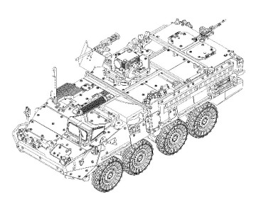 Trumpeter 1/72 M1127 Stryker Reconnaissance Vehicle (RV)