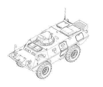 Trumpeter 1/72 M706 Commando Armored Car in Vietnam