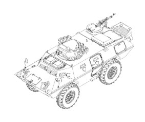 Trumpeter 1/72 M706 Commando Armored Car Product Improved