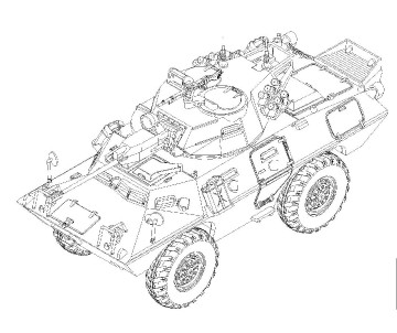Trumpeter 1/72 V-150 Commando with 20mm Cannon