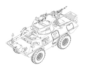 Trumpeter 1/72 LAV-150 APC 90mm Mecar Gun Trumpeter 1/72 LAV-150 APC 90mm Mecar Gun
