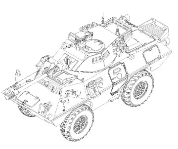 Trumpeter 1/72 LAV-150 Commando AFV with Cockerill 90mm Gun